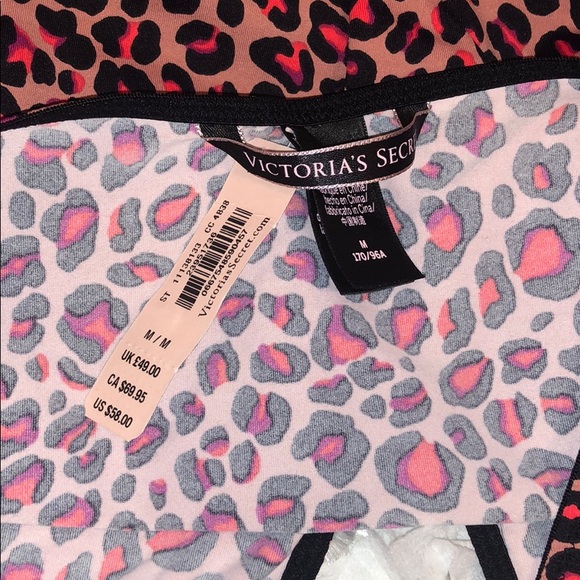 Victoria's Secret | Tops | Victorias Secret Animal Print Body Suit Med ...